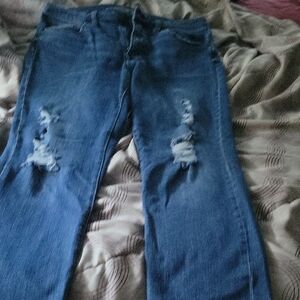 Universal Thread Blue Straight Leg Denim
